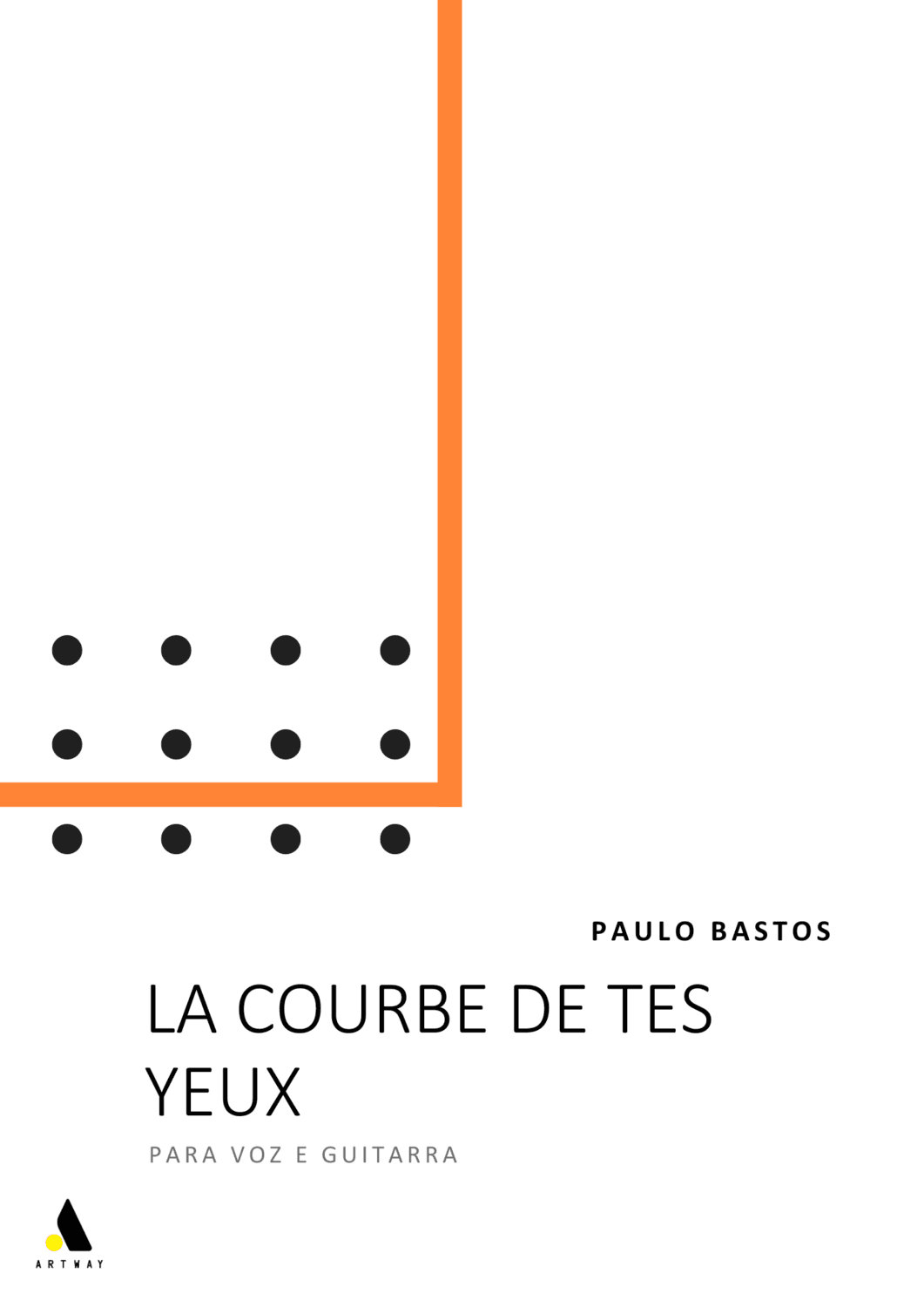 'La courbe de tes yeux' for voice and guitar