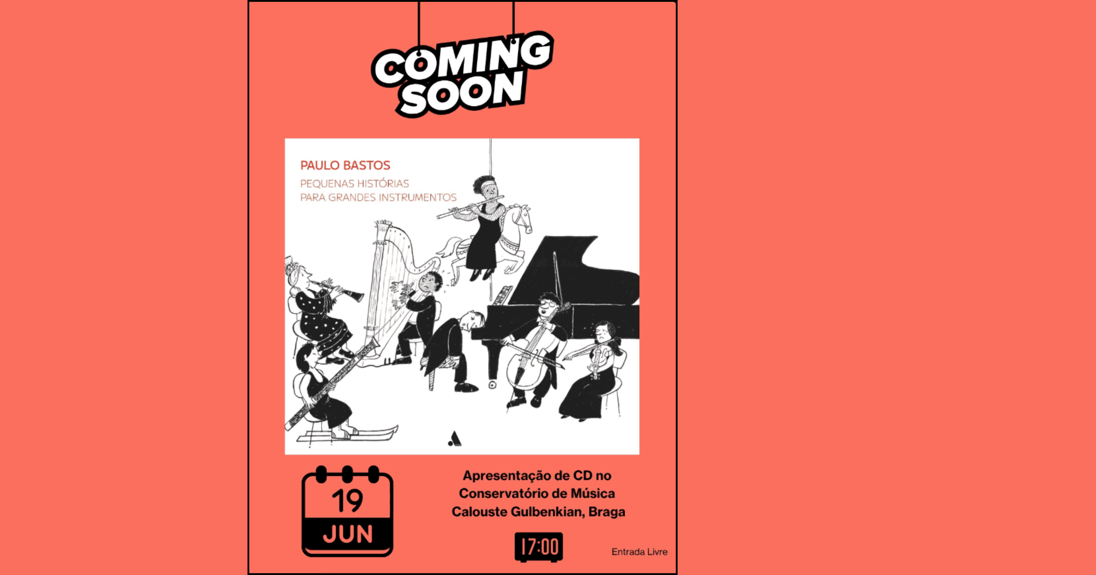 Official launch and presentation of the CD 'Pequenas Histórias para Grandes Instrumentos'