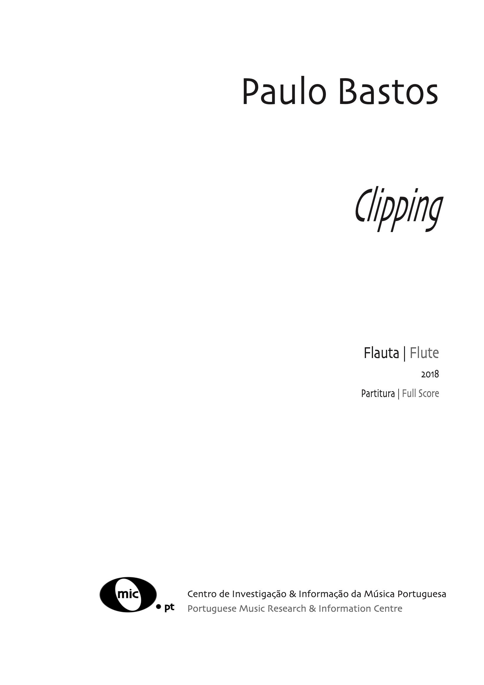 ´Clipping' for flute